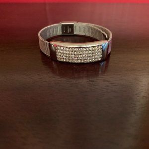 Gorgeous Metal Mesh Adjustable Rhinestone Bracelet